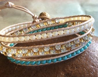 Beaded Wrap Bracelet