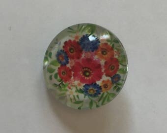 Snap 1.8 cm multicolored flowers