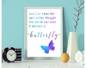 Butterfly print | Etsy