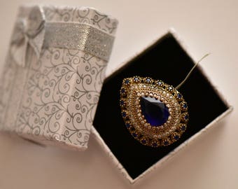 Handmade Turkish Style Ring Sterling Silver