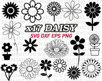 Daisy decal | Etsy