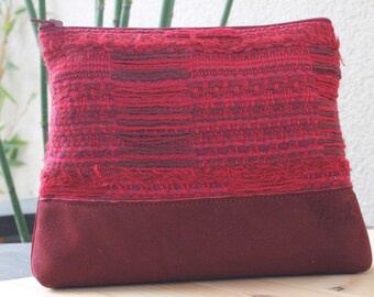 Kit Malia / weaving and Burgundy leather