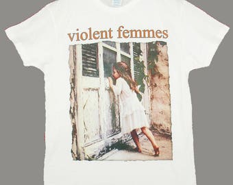 Violent Femmes, White T-shirt (XS,S,M,L,XL.XXL European Sizes)
