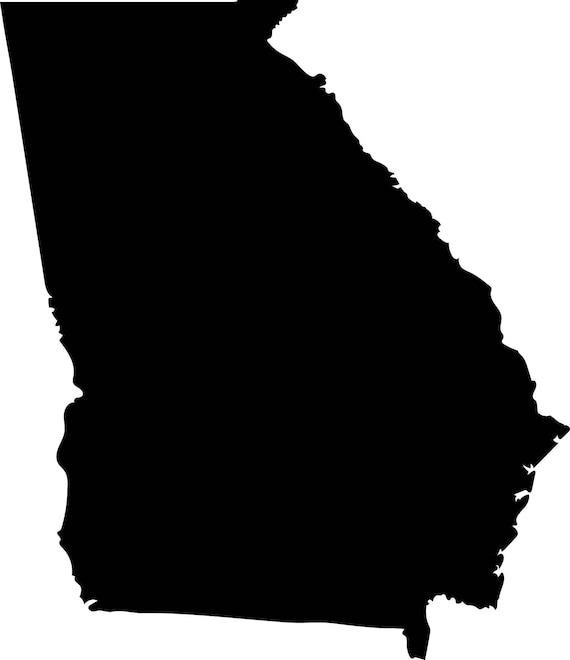 Georgia Vector, State Clipart, Georgia svg, State png, Georgia map