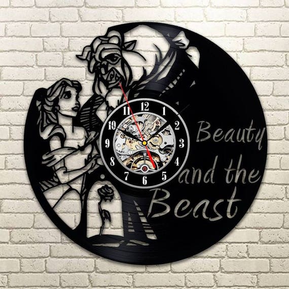 Nursery Clock For Kids Beauty And The Beast Disney Clock
