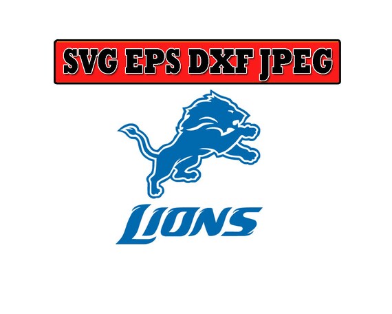 Download Detroit Lions SVG File Vector Design in Svg Eps Dxf and
