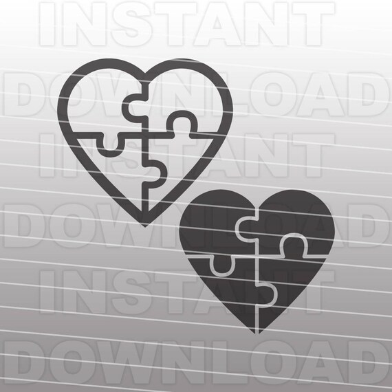 Download Autism Heart Puzzle SVG FileAutism SVG FilePuzzle svg-Vector