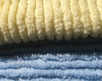 Crayon Chenille fabric - by Robert Kaufman Fabrics - one yard