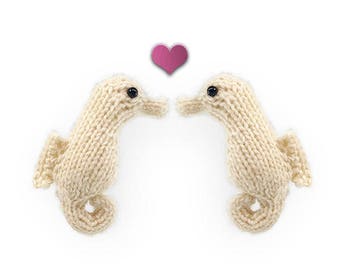 Knitting Pattern Toy - Seahorse - Knitting Pattern - from Ocean Buddies Collection