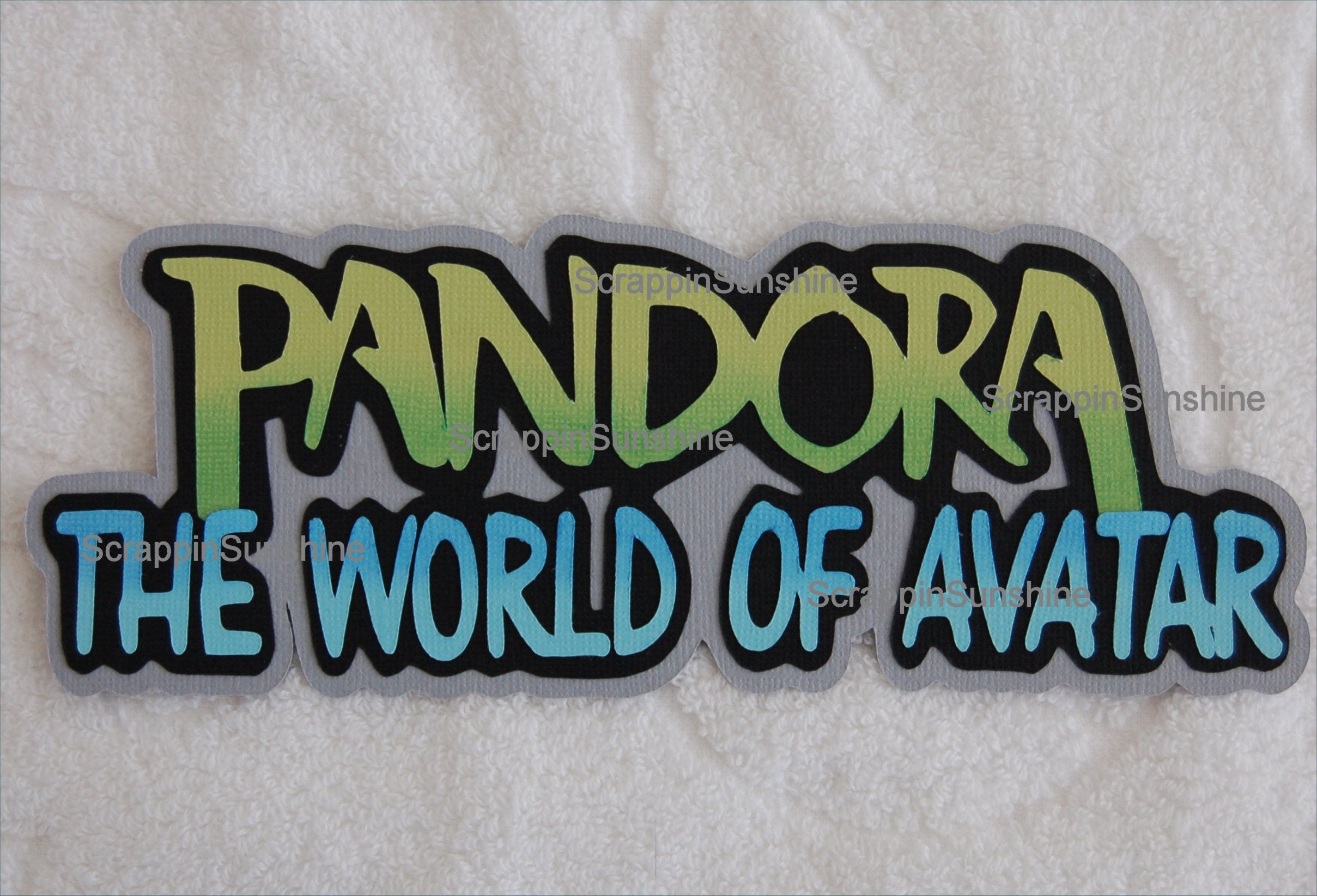 Download DISNEY Pandora World of Avatar Die Cut Title - Scrapbook ...
