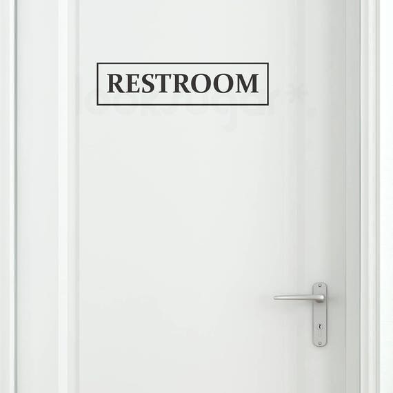 Commercial Door Decal . Custom Door Sign . Office Door Decal