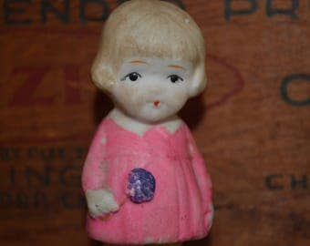 Vintage Frozen Charlotte Bisque Porcelain Doll