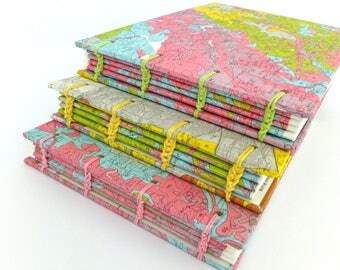 Edinburgh Notebook, Travel Journal, Landscape Notebook, Map Journal, Sketchbook, Travel Notebook, Penicuik Journal, Peebles and Innerleithen