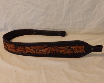 Leather rifle sling | Etsy