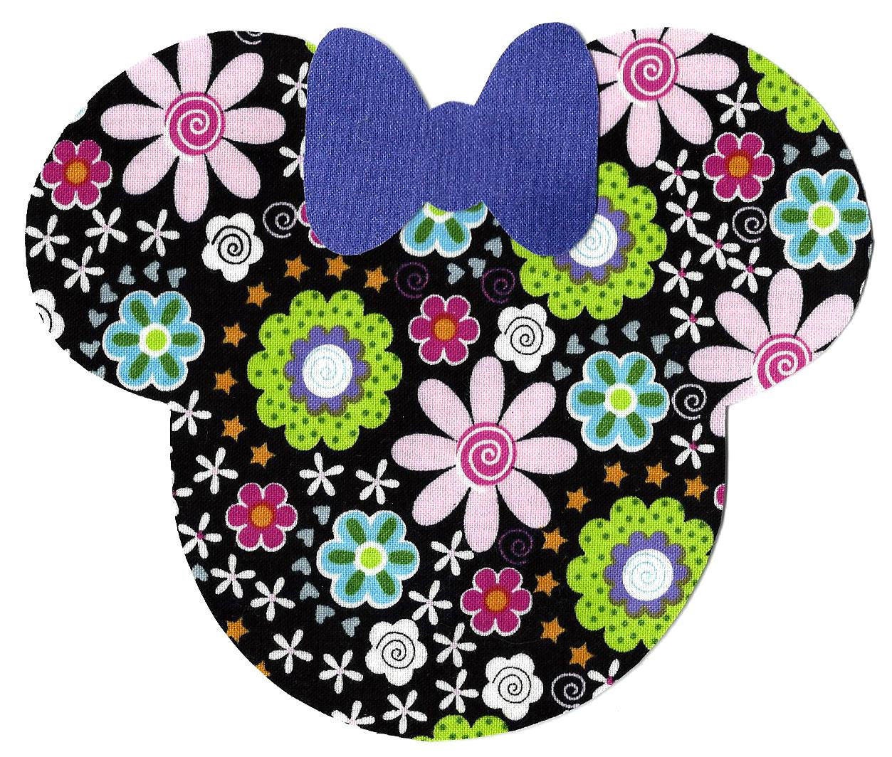 Minnie Mouse applique with bow iron on DIY