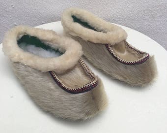 seal skin slippers