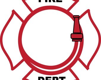 Firefighter-Badge-Monogram-Cut File