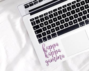 Kappa Kappa Gamma Sticker - KKG - KKG Decal - Sorority Decal - Sorority Sticker - Decal - Laptop Sticker - Sorority - Greek Sticker - Kappa