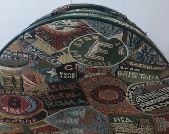 Neceser patchwork estilo vintage de 1990