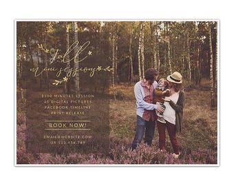 MB27 :. Fall Mini Session template | fall Minis