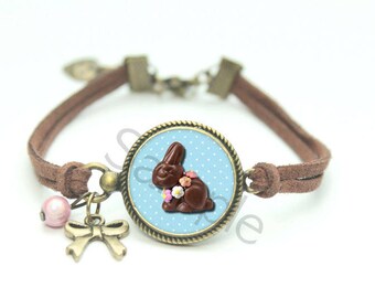 Set De Bijoux Fashion Bracelet Et Collier 22" Marron Chocolat - Occasion Assorti