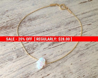 SALE 20% OFF Hamsa bracelet,opal bracelet gold,gold bracelet,opal hamsa bracelet,delicate bracelet,October opal,hamsa charm,minimalist
