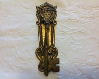 Vintage Key Door Knocker Brass Key Door Knocker