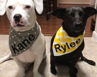 Dog Bandana, Personalized Bandana, Personalized Dog Bandana, Pet Bandana, Custom Dog Bandana, Dog Gift, Pet Gift, Dog Accessories, Dog, Pet