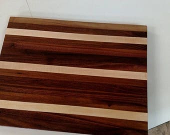 Walnut and maple Cutting Board