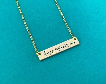 GOLD bar necklace, personalized necklace , hand stamped necklace, gold necklace gift, wedding, christmas, mother's day, graduation