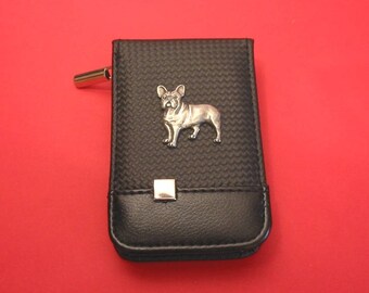 French Bulldog Black Faux Carbon Fibre Manicure Set Beauty Travel Kit Dog Vet Mother Father Gift Christmas Gift