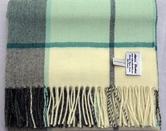 100% Baby Alpaca Throw Blanket, Horizon Throw "No Synthetics or Chemical Dyes"