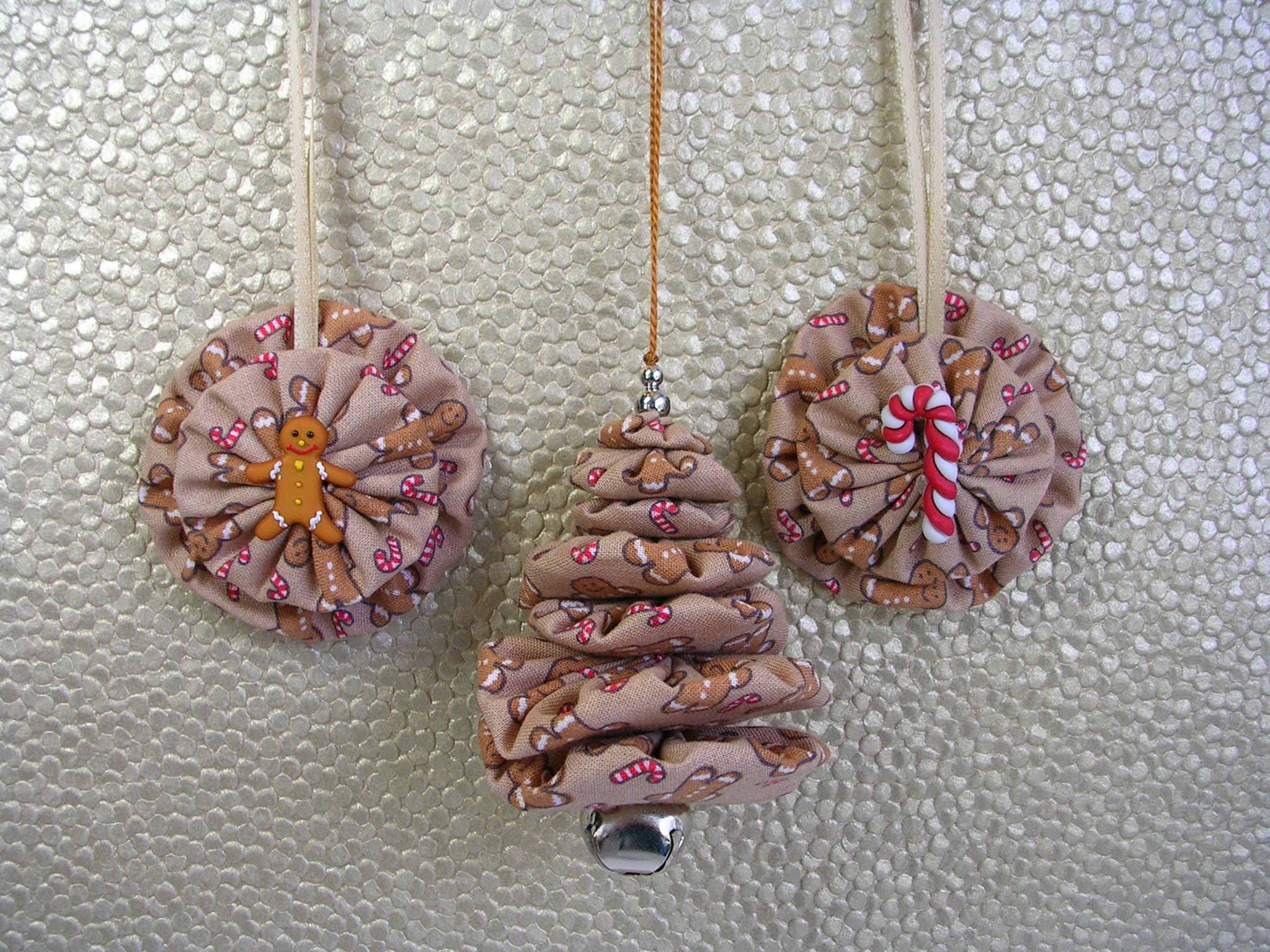 Gingerbread Man Ornament Yo Yo Ornaments Yoyo Ornaments