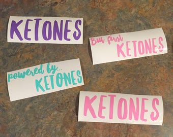 Ketones/Keto Decal