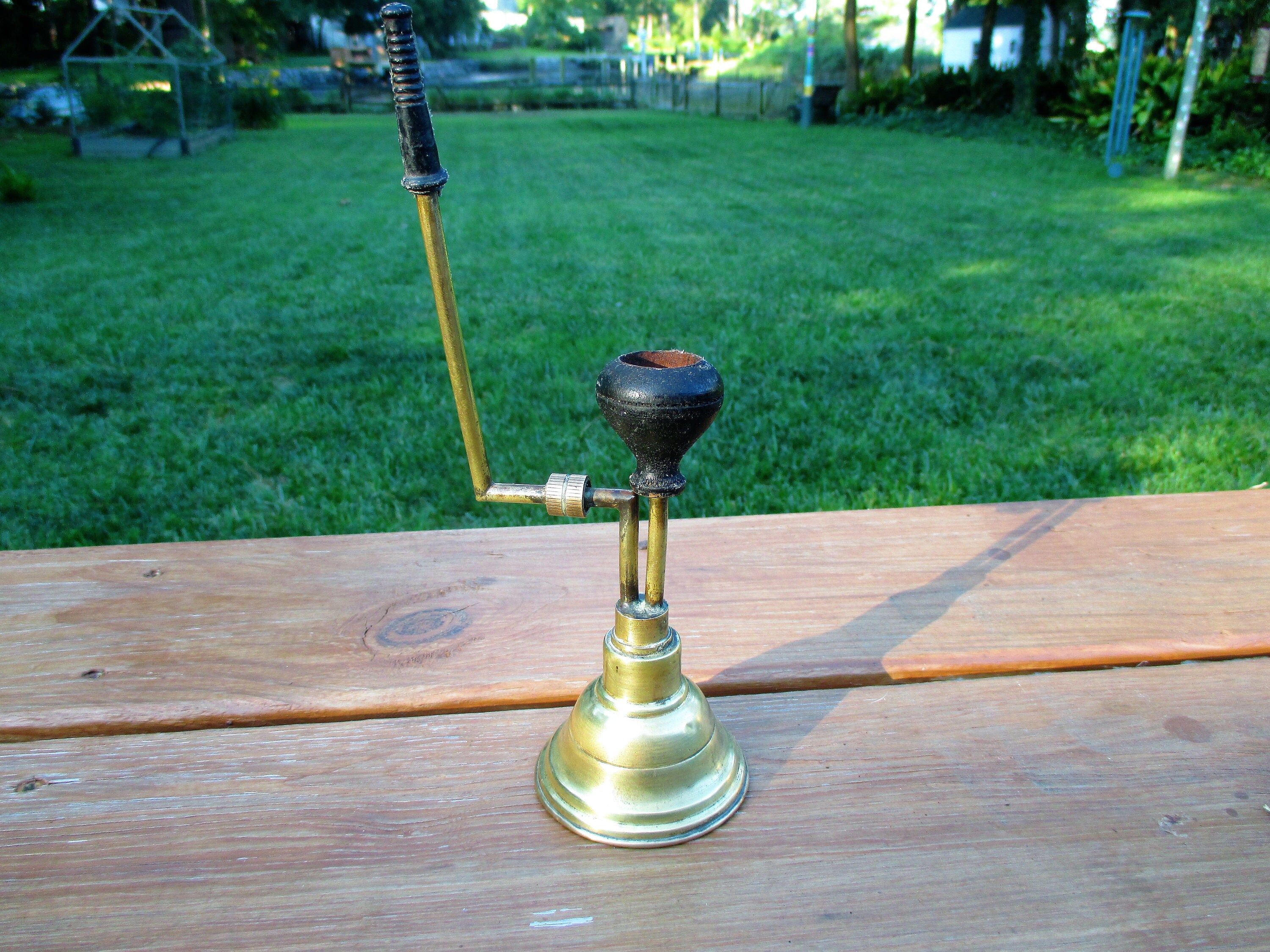 Vintage Brass Hookah Smoking Pipe