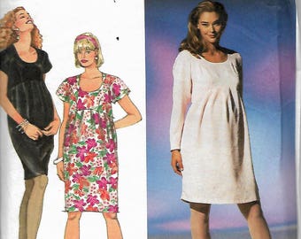 Simplicity 8196 Misses Maternity Dress Size 18-22 Uncut