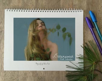 Bittersweet Wall Calendar 2018, Portraits Calendar, Surreal Wall Calendar, Fine Art Wall Calenda, Wall calendar 2018, Planner 2018, Calendar