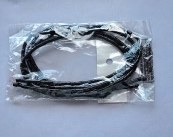 Black Heishi Beads