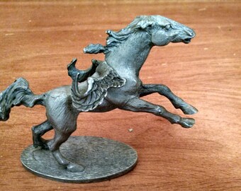 Vintage Pewter Pegasus Figurine, 1980 Spoontiques PP 506