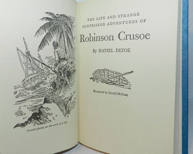Best Loved Classics 1963 Robinson Crusoe Hard Cover