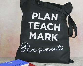 Teacher tote bag, teacher gift, teacher slogan tote bag, gift for teacher, teacher end of term gift