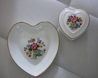Coalport Trinket Pot and Dish