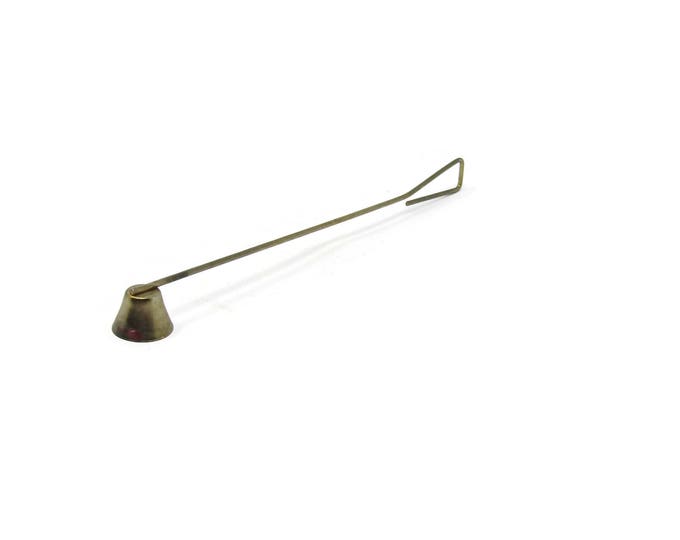 Vintage Long Handled Candle Snuffer - Brass Bell Shaped Candle Douter - Brass Bell Candle Snuffer - Brass Snuffer - Brass Candle Snuffer Mom