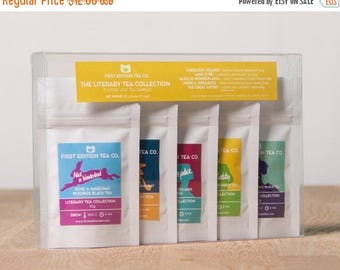 ON SALE The Literary Collection Loose Leaf Tea - Tea Gift Set - Gift for book lover - 5 x 10g bags