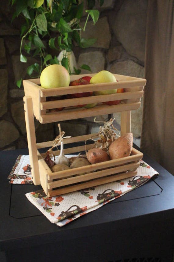 Storage Basket Wooden Basket Organizer Market Basket Fruit