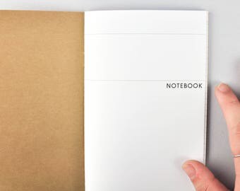 Lined with Page Numbers and Index Journal - Midori Traveler's Notebook Insert - Choose Your Cover - Available in Seven Sizes