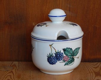Villeroy & Boch Blackberry Jam Pot/ Sugar Bowl Luxembourg