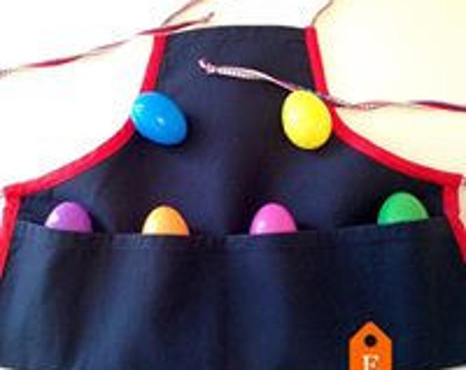 Toddler Daddy's Helper Tool Apron. Little Chef Child's Denim Apron. Tools included. Kids Egg Gathering Adjustable Apron I Can Help Do It