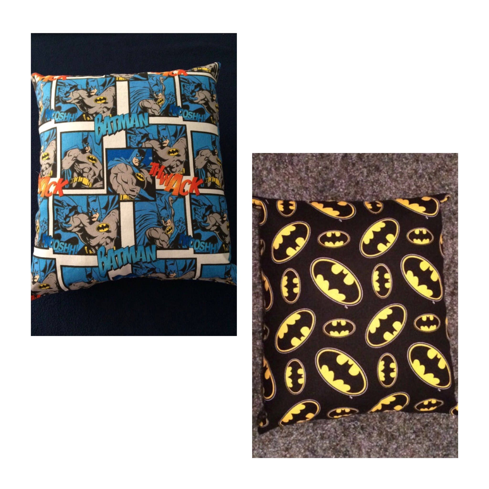 BATMAN Throw pillows Handmade and brand new Different