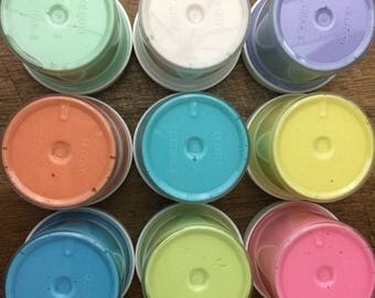 Scented Butter Slime Custom Pink, Blue, Yellow, Green, Purple, White, Sensory Toys - Stress Ball